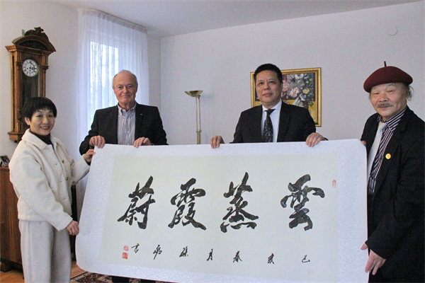 【访问匈牙利 拜会前总理】中国书画大师孙磊开启欧洲艺术巡展