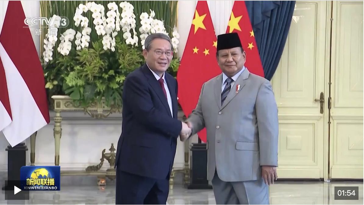 李强同印度尼西亚总统会谈