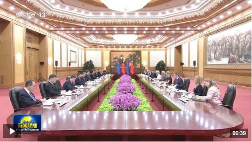 习近平会见欧洲理事会主席科斯塔、欧盟委员会主席冯德莱恩