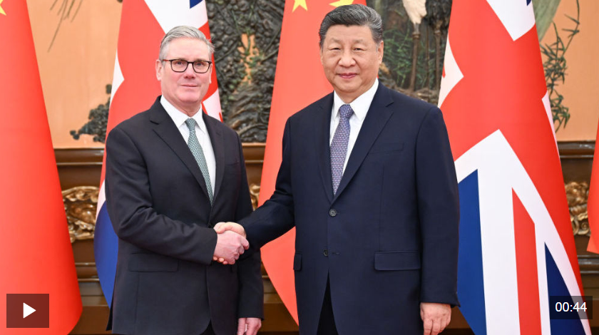 独家视频丨习近平：中英两国合作一定能一马当先