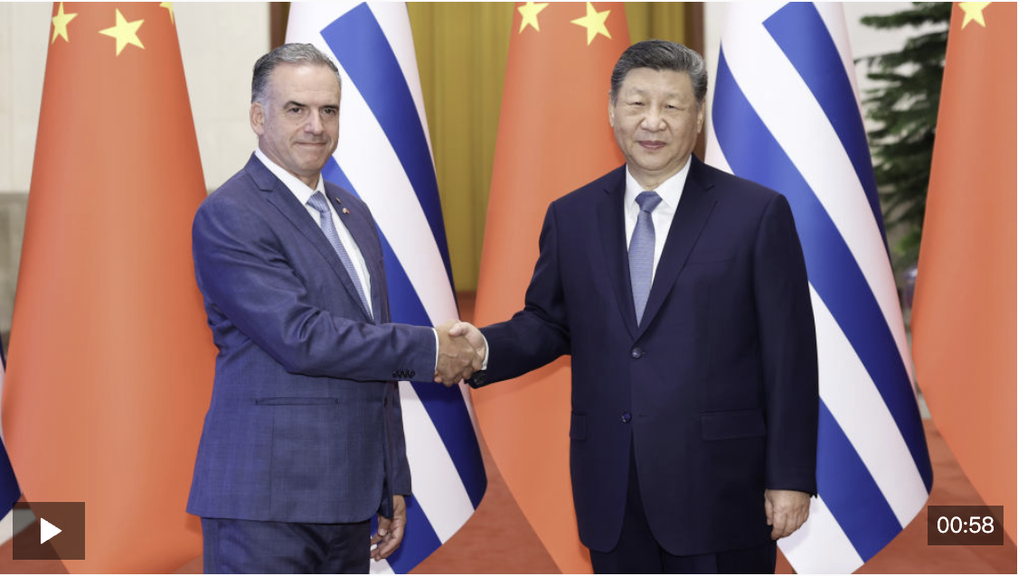 独家视频丨习近平同乌拉圭总统会谈：持续深化全面战略伙伴关系 加强全球南方团结协作