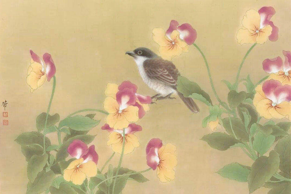 万芾“花鸟世界”中的二十四节气：雨水