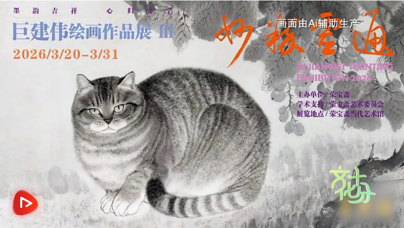 “妙粹灵通Ⅲ——巨建伟绘画作品展”在荣宝斋当代艺术馆举办