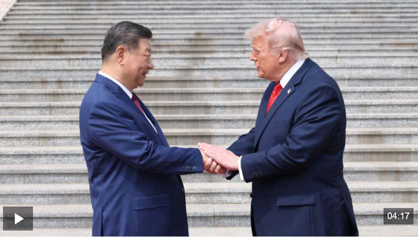 视频丨习近平同美国总统特朗普会谈