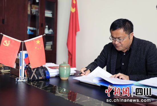 会理市委书记陈方勇。(王磊摄) 会理市委书记陈方勇。(王磊摄)