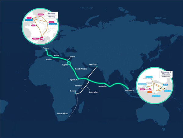 China Mobile International Activates PEACE Cable Linking Singapore and France to Foster Global Connectivity