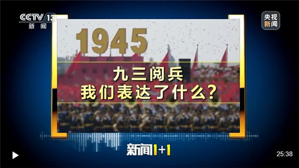 新闻1+1丨九三阅兵，我们表达了什么？