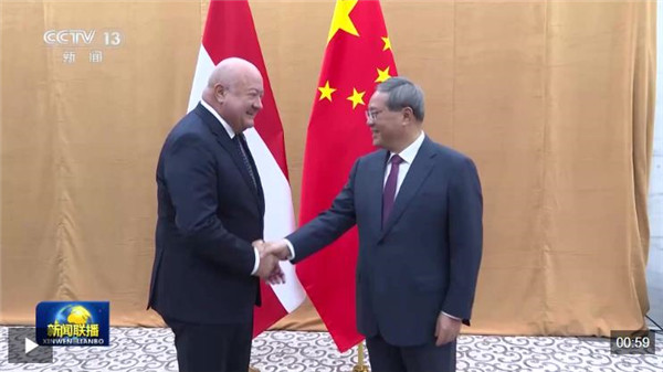 李强会见奥地利总理